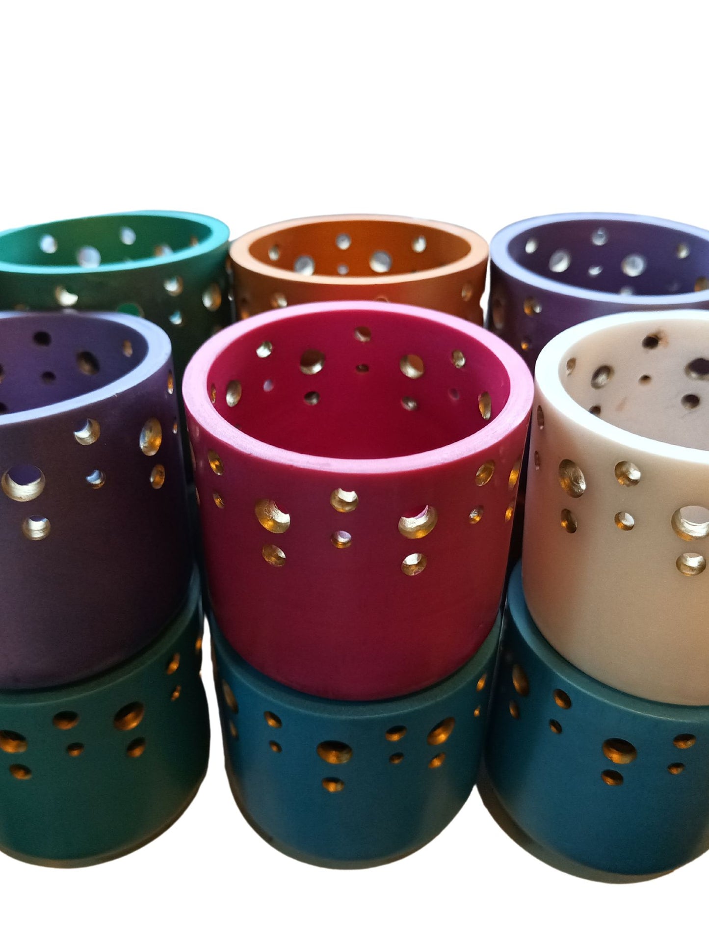 Colorful Candle Pots Scented Candles